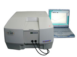 V-650DS UV-Vis-NIR spectrophotometer. (JASCO)