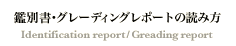 �ӕʏ��E�O���[�f�B���O���|�[�g�̓ǂݕ�
