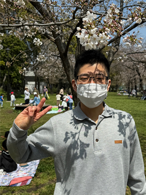 桜の花と（２）