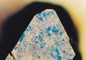 図４ (b)樹枝状模様がみられる高圧合成ダイヤモンド表面。