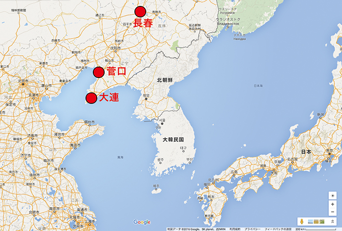 Fig.１中国の地図