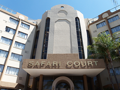 会場の１つとなったSafari Court Hotel