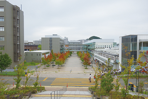 広大な敷地を有する九州大学伊都キャンパス